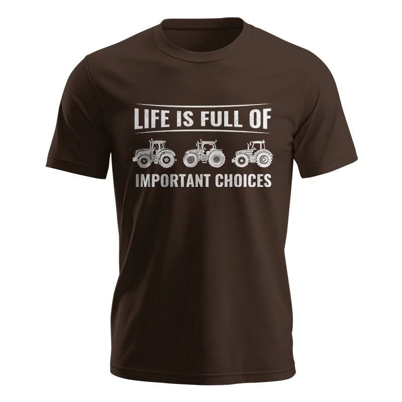 Image of Life Is Full Of Important Choices 16 - Unisex Jersey Short Sleeve Tee