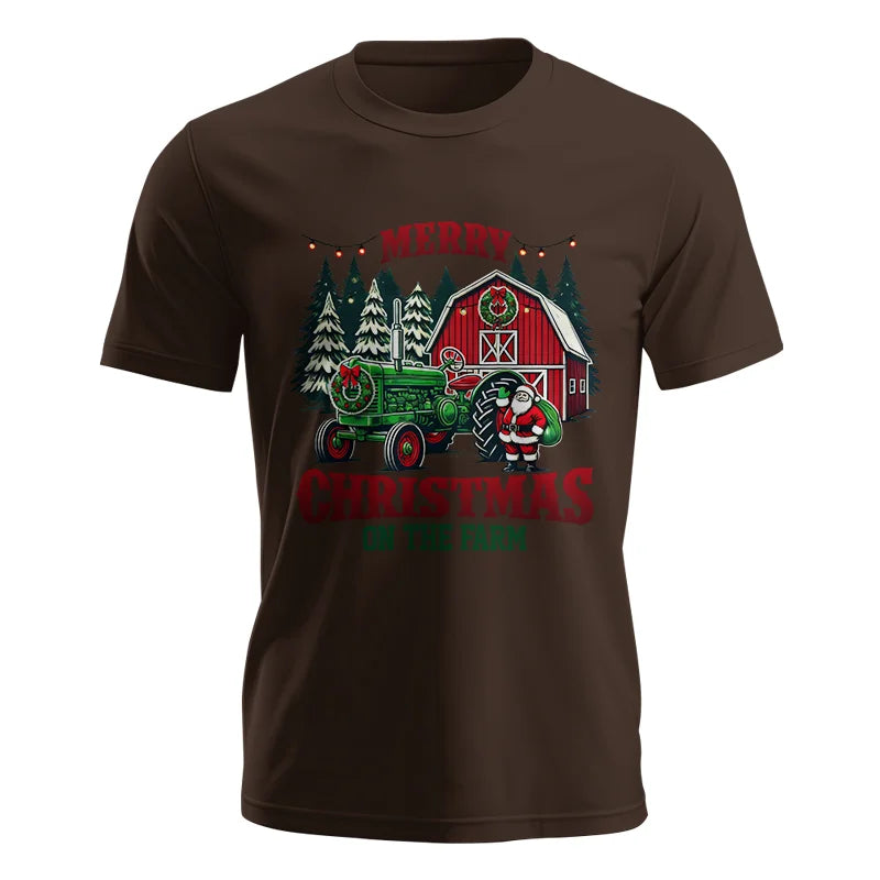 Merry Christmas On The Farm 3 - Unisex Jersey Short Sleeve Tee