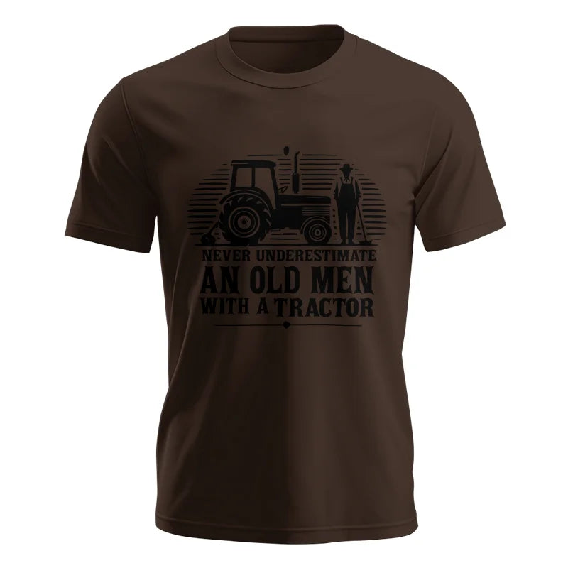 Never Underestimate An Old Men With A Tractor - Unisex Jersey Short Sleeve Tee