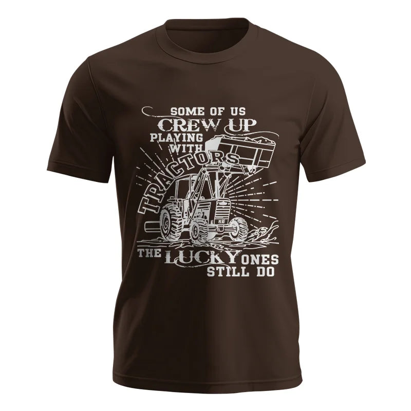 Image of Some Of Us Grew Up Playing With Tractors 1 - Unisex Jersey Short Sleeve Tee