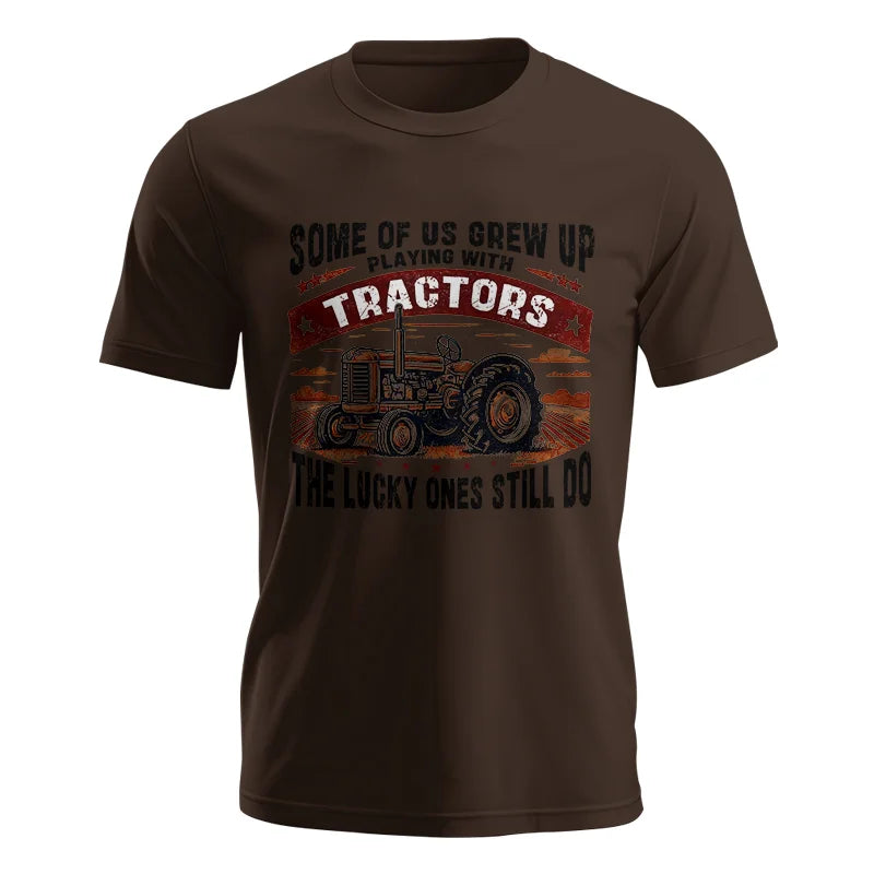 Some Of Us Grew Up Playing With Tractors 2 - Unisex Jersey Short Sleeve Tee