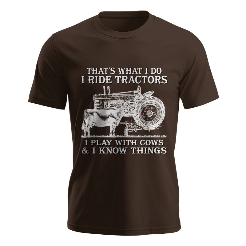 That's What I Do I Ride Tractors - Unisex Jersey Short Sleeve Tee