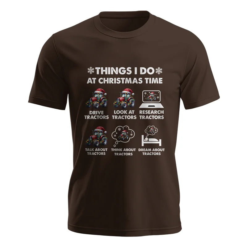 Things I Do At Christmas Time - Unisex Jersey Short Sleeve Tee