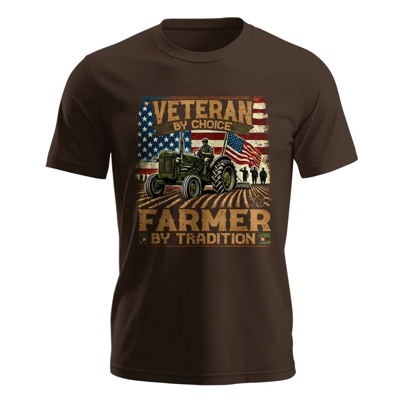 Image of Veteran Farmer Veteran By Choice_Farmer By Tradition - Unisex Jersey Short Sleeve Tee