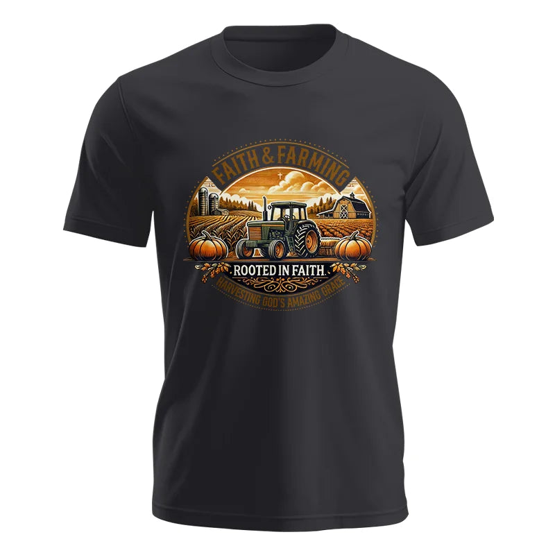 Image of Faith And Farming 1 - Unisex Jersey Short Sleeve Tee