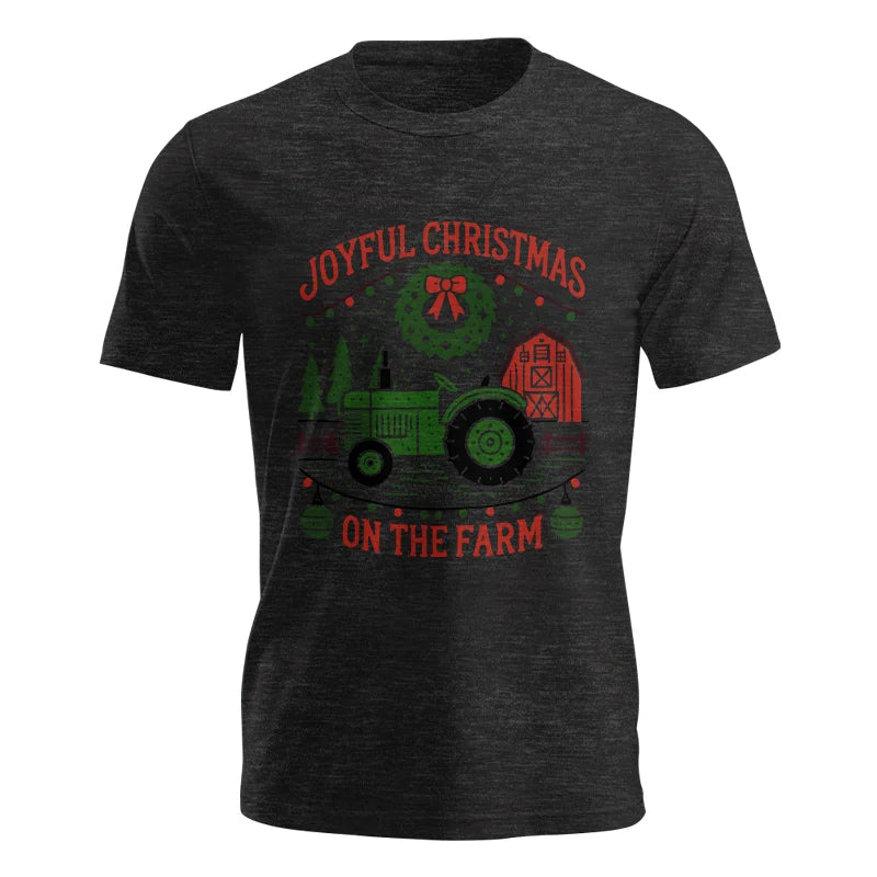 Image of Joyful Christmas On The Farm 3 - Unisex Jersey Short Sleeve Tee