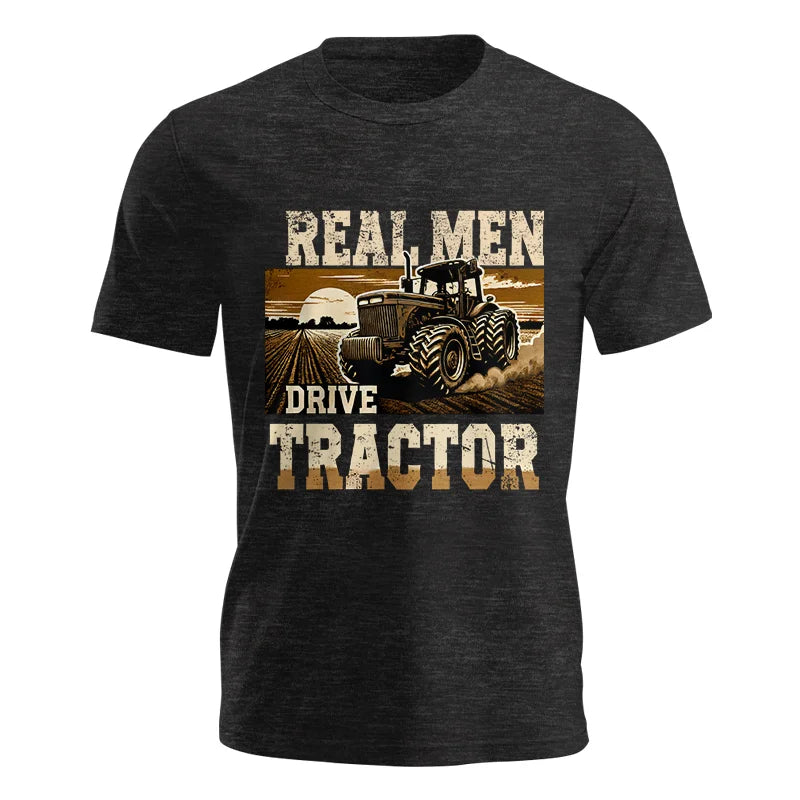 Image of Real Men Drive Tractor - Unisex Jersey Short Sleeve Tee