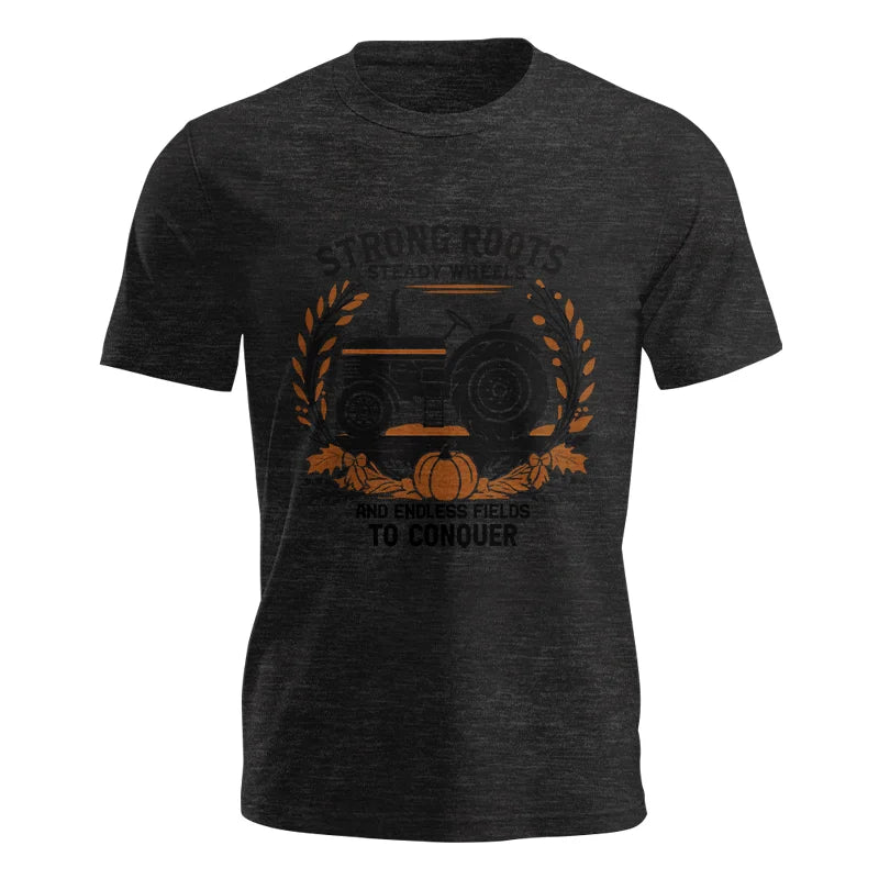 Thanksgiving Farmer Endless Fields To Conquer 3 - Unisex Jersey Short Sleeve Tee