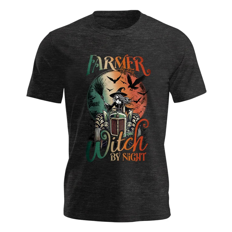 Tractor Halloween Farmer By Day Witch By Night - Unisex Jersey Short Sleeve Tee