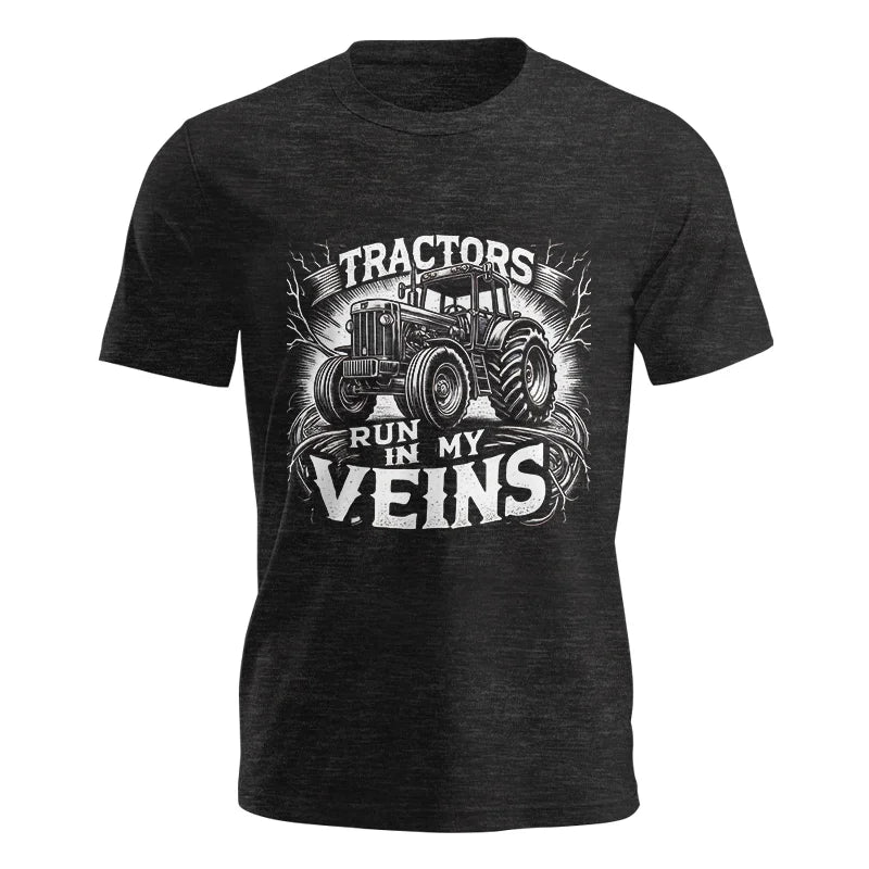 Tractors Run In My Veins - Unisex Jersey Short Sleeve Tee