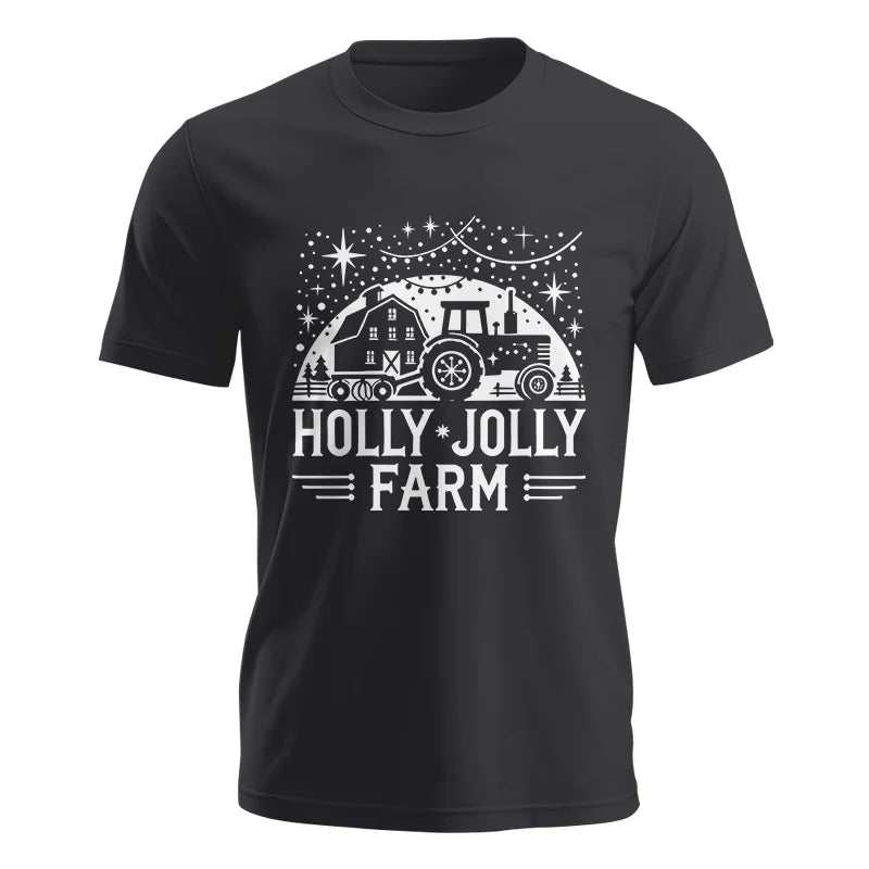 Image of Holly Jolly Farm 2 - Unisex Jersey Short Sleeve Tee