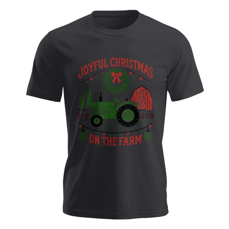 Image of Joyful Christmas On The Farm 3 - Unisex Jersey Short Sleeve Tee