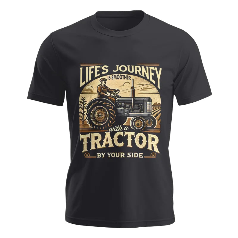 Smoother With A Tractor By Your Side - Unisex Jersey Short Sleeve Tee