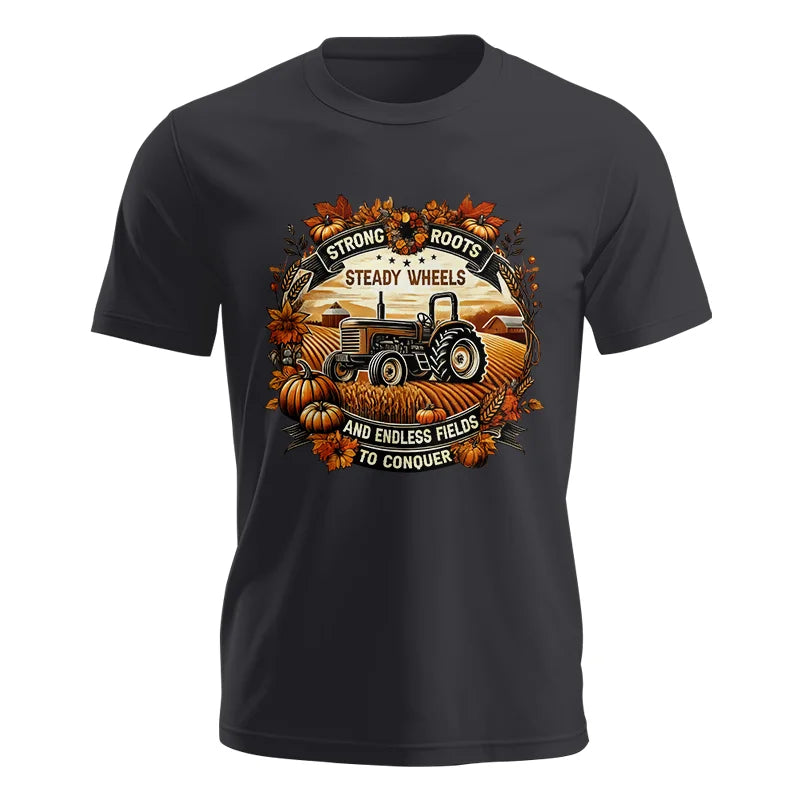 Thanksgiving Farmer Endless Fields To Conquer 1 - Unisex Jersey Short Sleeve Tee