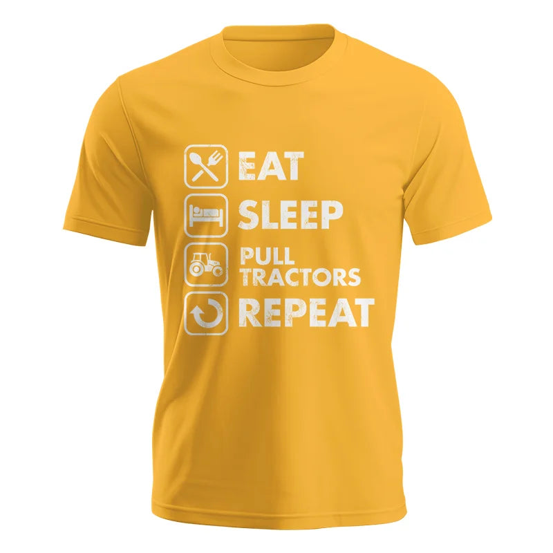 Image of Eat Sleep Pull Tractors Repeat - Unisex Jersey Short Sleeve Tee