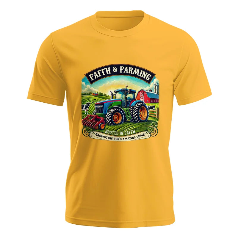 Image of Faith And Farming 2 - Unisex Jersey Short Sleeve Tee