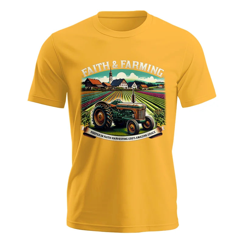 Image of Faith And Farming 4 - Unisex Jersey Short Sleeve Tee