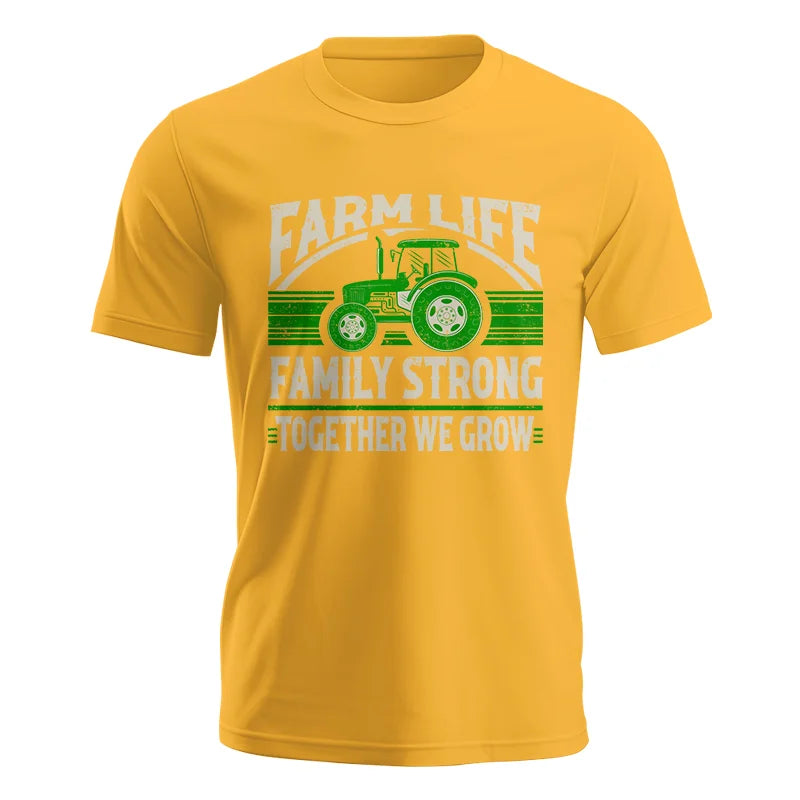 Farm life Family Strong_Together We grow - Unisex Jersey Short Sleeve Tee