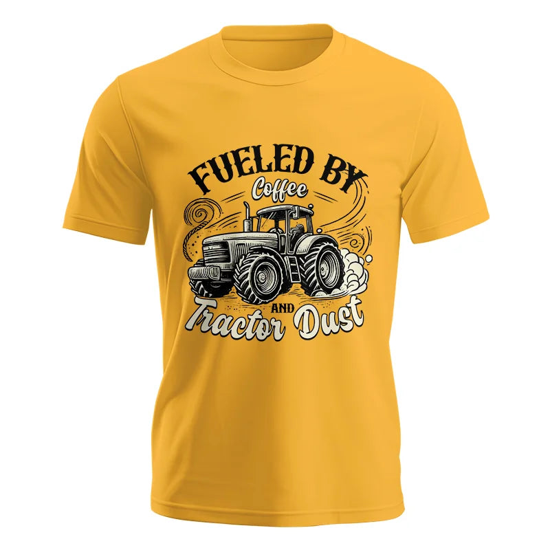 Fueled By Coffee And Tractor Dust 2 - Unisex Jersey Short Sleeve Tee