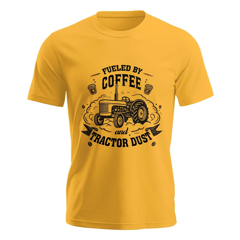 Fueled By Coffee And Tractor Dust - Unisex Jersey Short Sleeve Tee