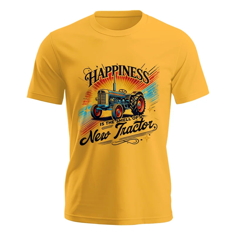 Happiness Is The Smell Of A New Tractor - Unisex Jersey Short Sleeve Tee