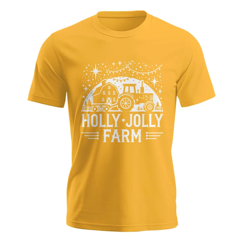 Holly Jolly Farm 2 - Unisex Jersey Short Sleeve Tee