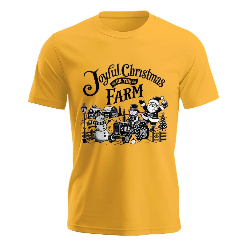 Joyful Christmas On The Farm 1 - Unisex Jersey Short Sleeve Tee