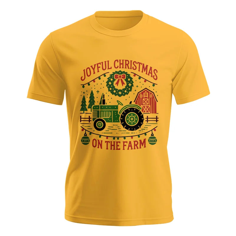 Image of Joyful Christmas On The Farm 3 - Unisex Jersey Short Sleeve Tee