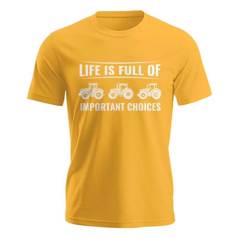 Image of Life Is Full Of Important Choices 16 - Unisex Jersey Short Sleeve Tee