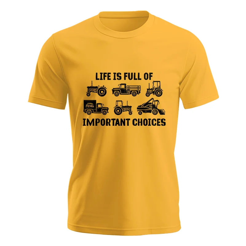 Image of Life Is Full Of Important Choices 34 - Unisex Jersey Short Sleeve Tee