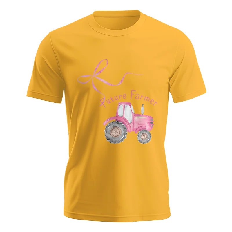 Pink Bow Cute Tractor - Unisex Jersey Short Sleeve Tee