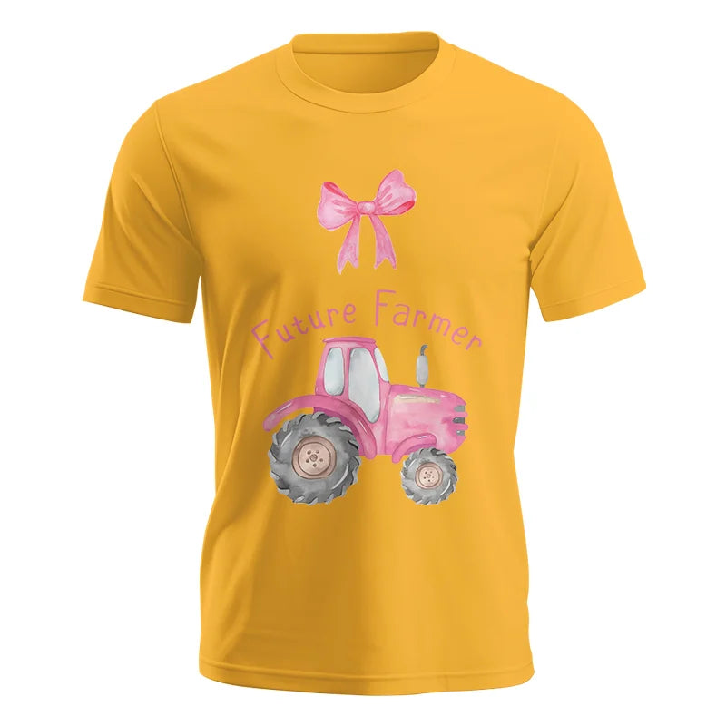 Pink Tractor For Future Farmer - Unisex Jersey Short Sleeve Tee