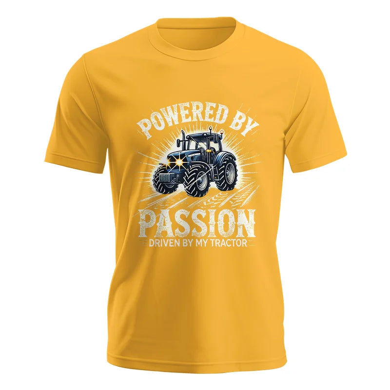 Image of Powered By Passion Driven By My Tractor - Unisex Jersey Short Sleeve Tee