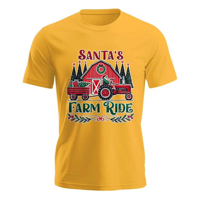 Santa's Farm Ride 1 - Unisex Jersey Short Sleeve Tee