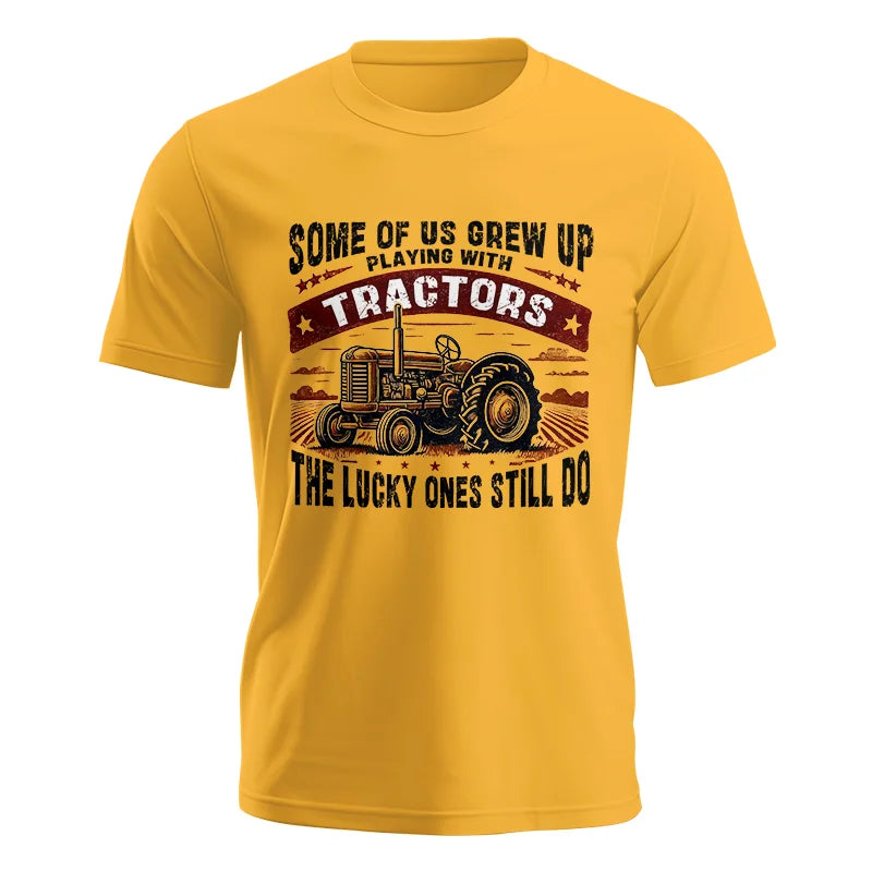 Some Of Us Grew Up Playing With Tractors 2 - Unisex Jersey Short Sleeve Tee