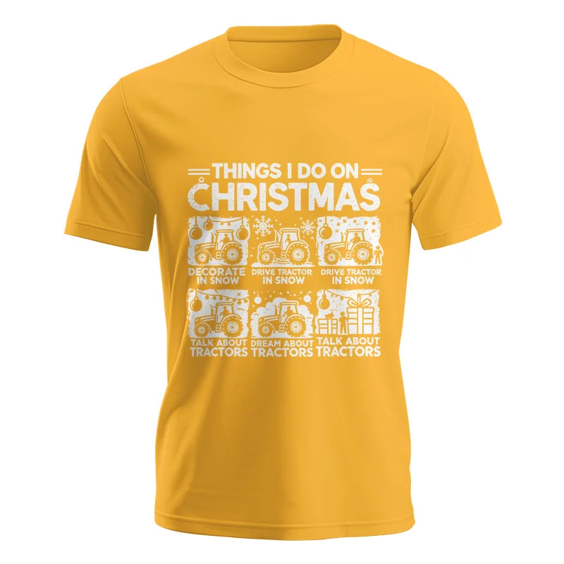 Things I Do On Christmas - Unisex Jersey Short Sleeve Tee