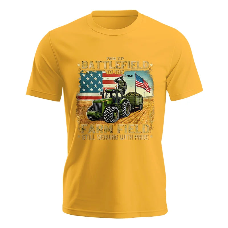 Veteran Farmer From The Battlefield To The Farm Field 2 - Unisex Jersey Short Sleeve Tee