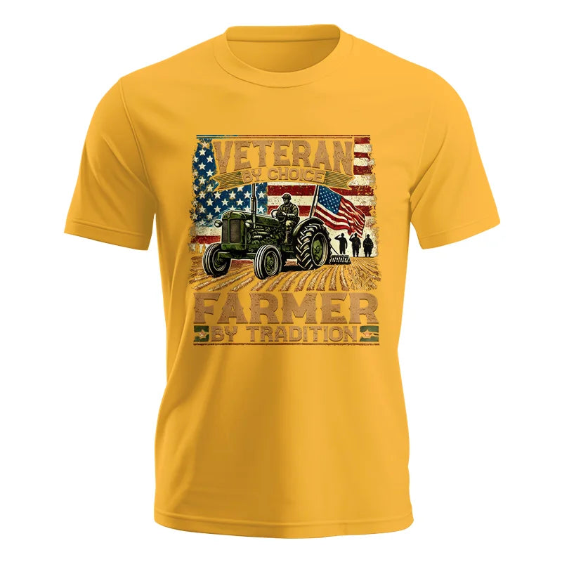 Image of Veteran Farmer Veteran By Choice_Farmer By Tradition - Unisex Jersey Short Sleeve Tee