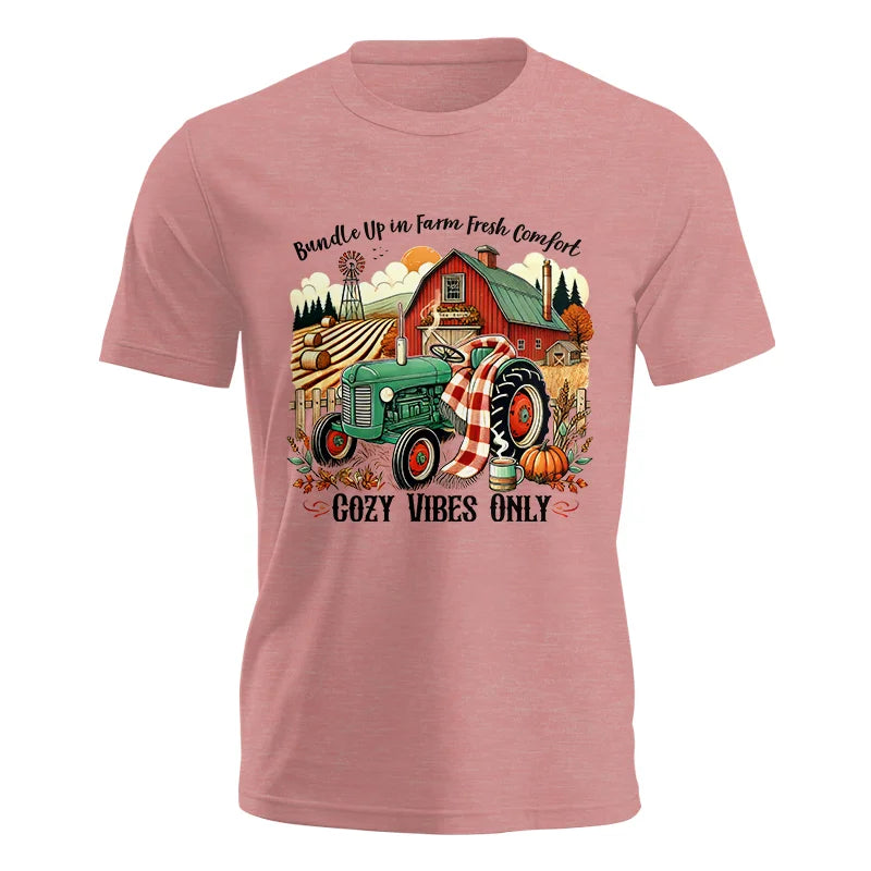 Image of Bundle Up in Farm Fresh Comfort_Cozy Vibes Only - Unisex Jersey Short Sleeve Tee