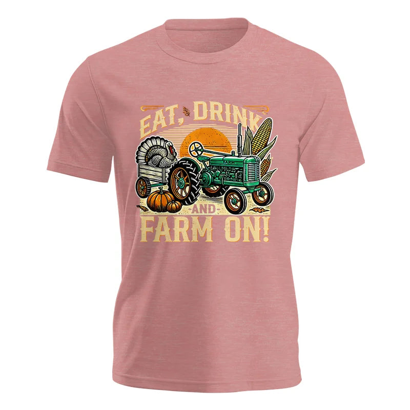 Eat Drink and Farm On - Unisex Jersey Short Sleeve Tee