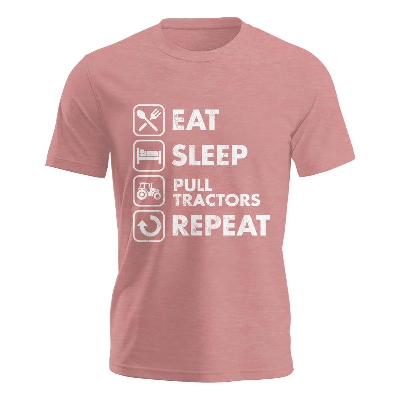 Eat Sleep Pull Tractors Repeat - Unisex Jersey Short Sleeve Tee