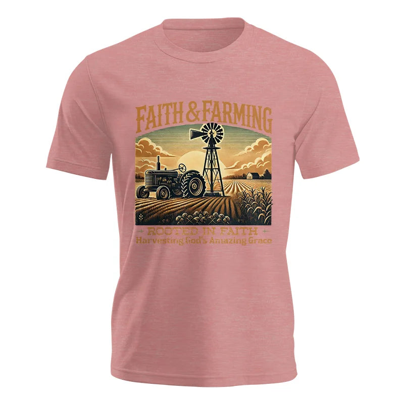 Image of Faith And Farming 3 - Unisex Jersey Short Sleeve Tee