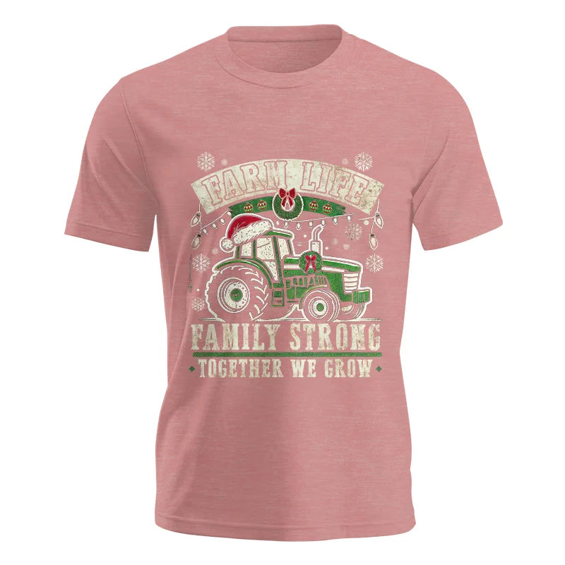 Image of Farm Life Family Strong Together We Grow - Unisex Jersey Short Sleeve Tee