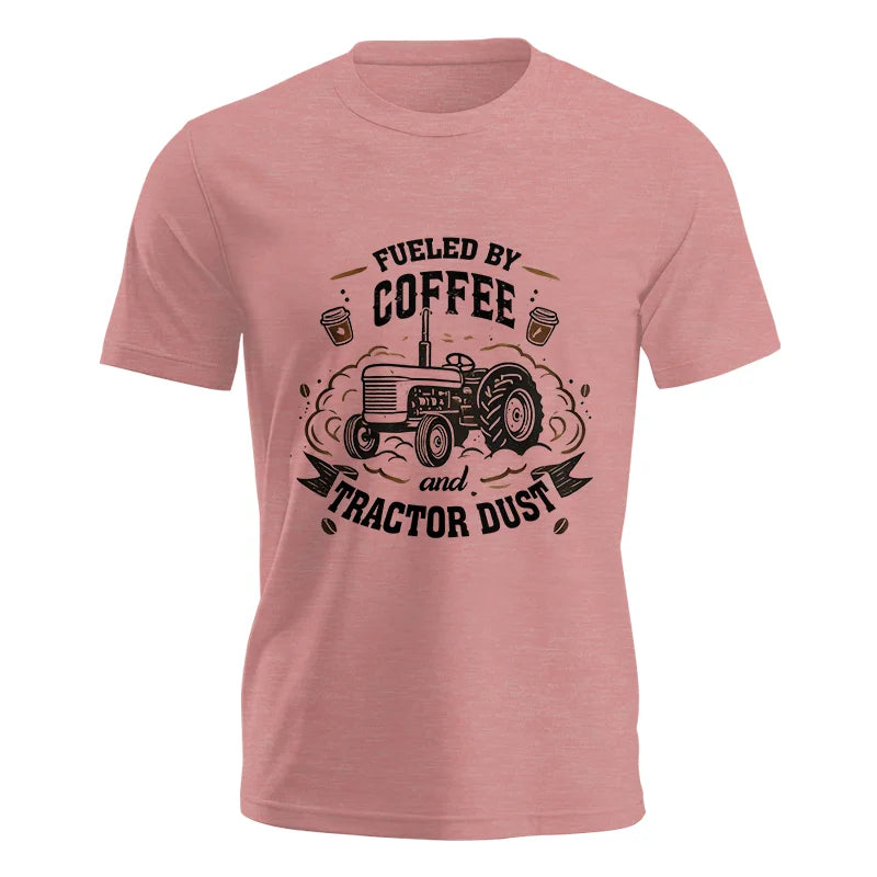 Image of Fueled By Coffee And Tractor Dust - Unisex Jersey Short Sleeve Tee