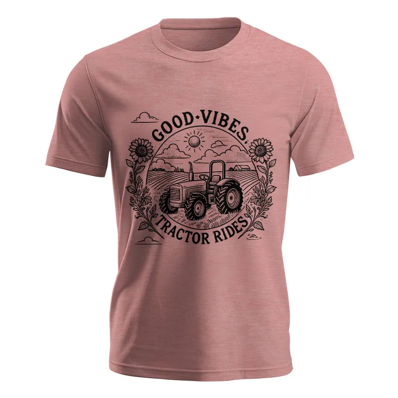 Good Vibes Tractor Rides - Unisex Jersey Short Sleeve Tee