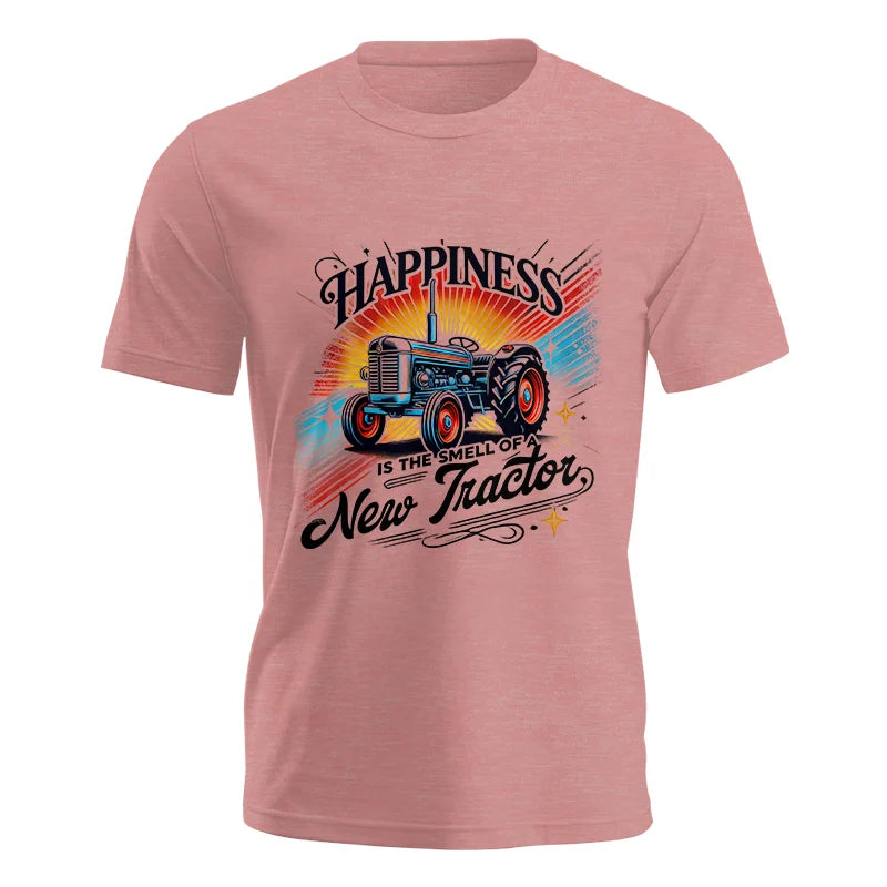 Image of Happiness Is The Smell Of A New Tractor - Unisex Jersey Short Sleeve Tee