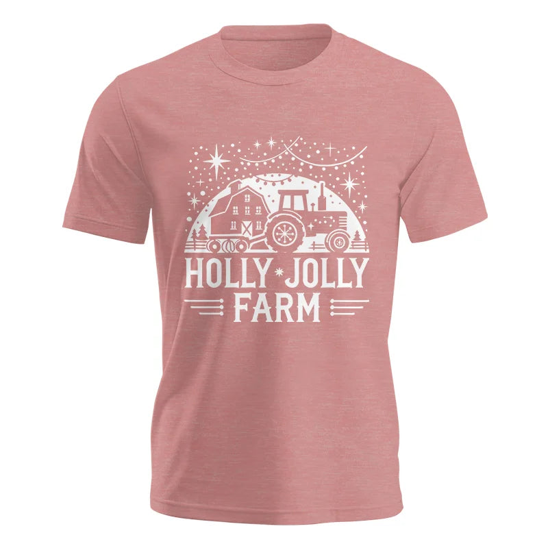 Image of Holly Jolly Farm 2 - Unisex Jersey Short Sleeve Tee