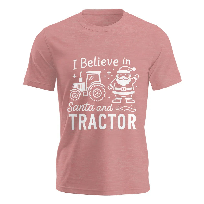 Image of I Believe In Santa And Tractor - Unisex Jersey Short Sleeve Tee