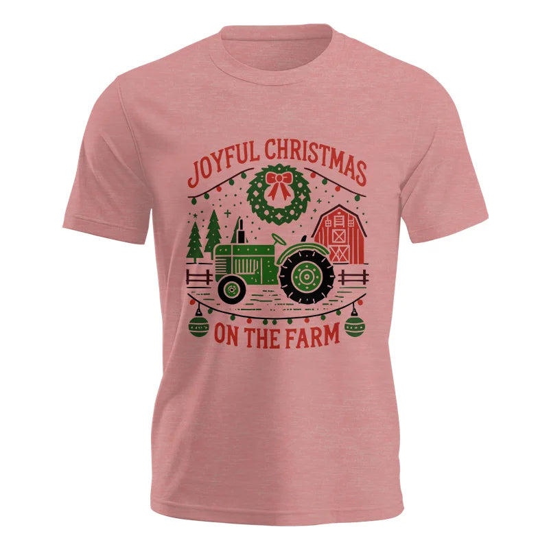 Image of Joyful Christmas On The Farm 3 - Unisex Jersey Short Sleeve Tee