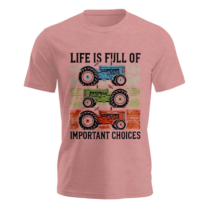 Image of Life Is Full Of Important Choices 3 - Unisex Jersey Short Sleeve Tee